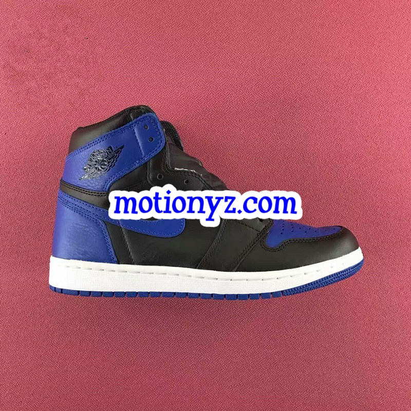 2017 Tumbled Leather Air Jordan 1 Retro OG High Royal Blue